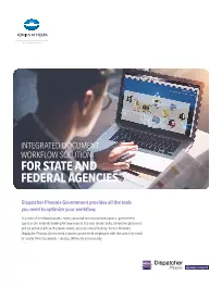 Dispatcher Phoenix, Government, Konica-Minolta, Berks Copy Tech