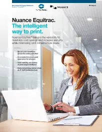 KM, Equitrac Express, Brochure, Konica-Minolta, Berks Copy Tech
