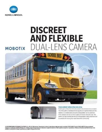 Mobotix, Dual Lens Camera, School Safety Solutions, Education, k-12, Konica Minolta, Berks Copy Tech
