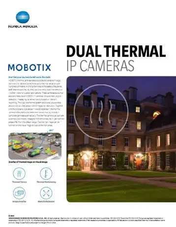 Mobotix, Dual Thermal IP Cameras, Konica Minolta, Berks Copy Tech