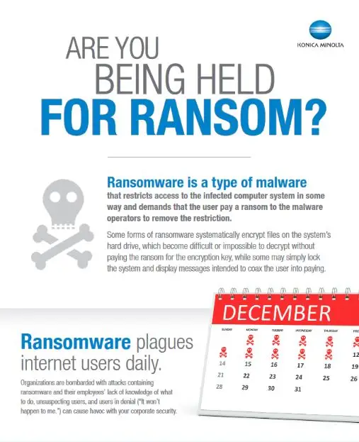 Ransomware, Infographic, Konica-Minolta, Berks Copy Tech