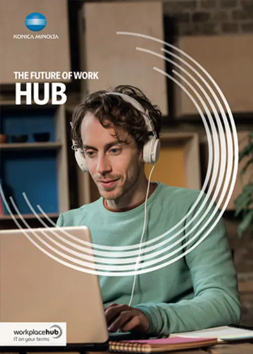 Hub Brochure, Workplacehub, Konica-Minolta, Berks Copy Tech