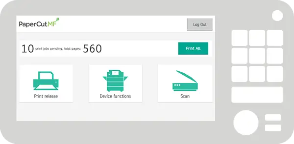 Papercut, Integrated Scanning, Berks Copy Tech