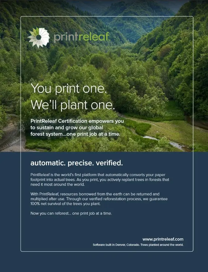 Full Brochure Cover, PrintReleaf, Berks Copy Tech