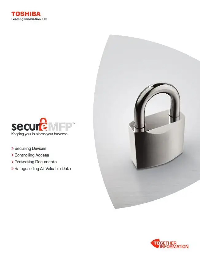 Secure Mfp, security, MPS, MDS, Toshiba, Berks Copy Tech